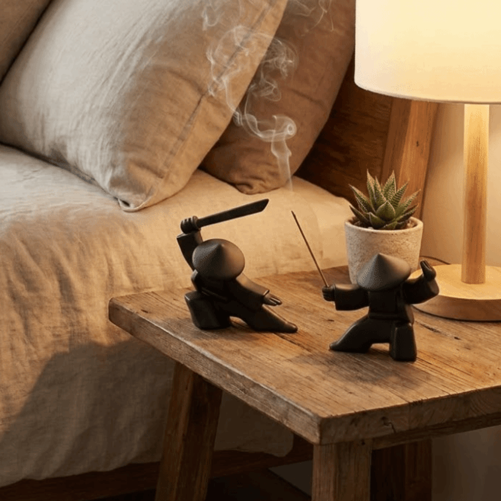 Incense Holder - 2 STUKS 3D Gedrukt Samurai Wierookhouder