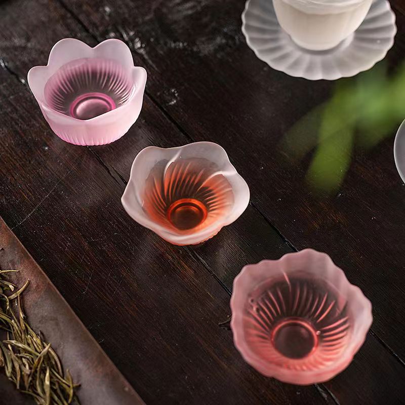 Japanese Snacks - Roze hittebestendige glazen kom in Japanse