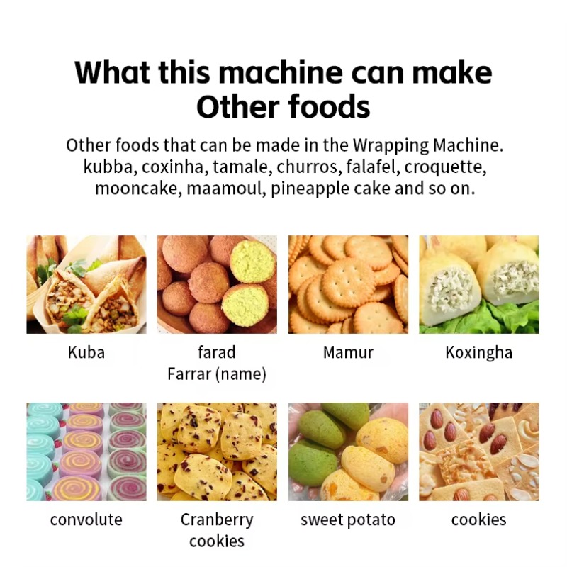 Japanese Snacks - Maamoul Molding Machine Kubba Kapstmachine Snacks