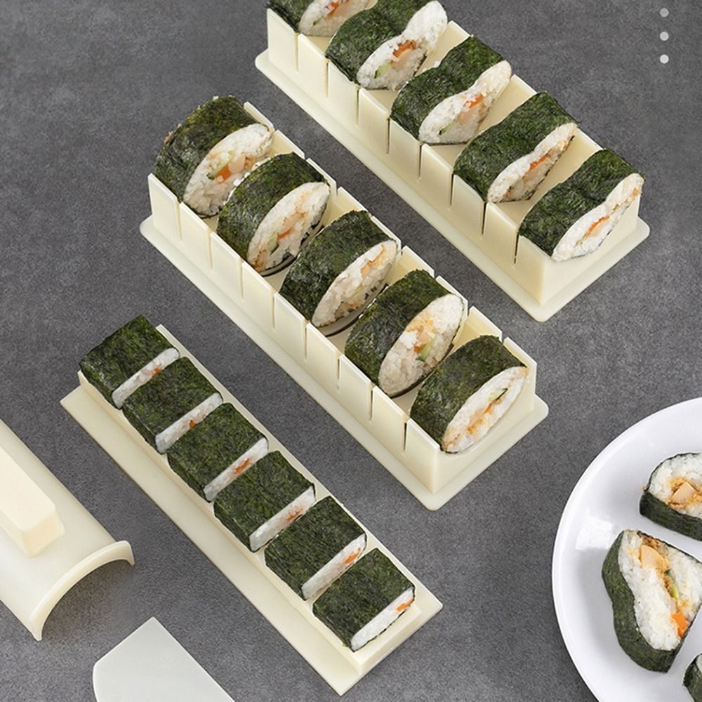 Sushi Making Kit - 3-delige set plastic sushi maker uitrusting,