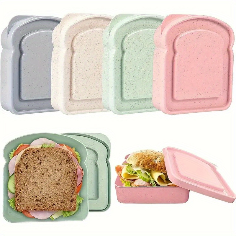 Bento Box - 1pc Bento-dozen, sandwichcontainers, voor lunchboxen Plastic