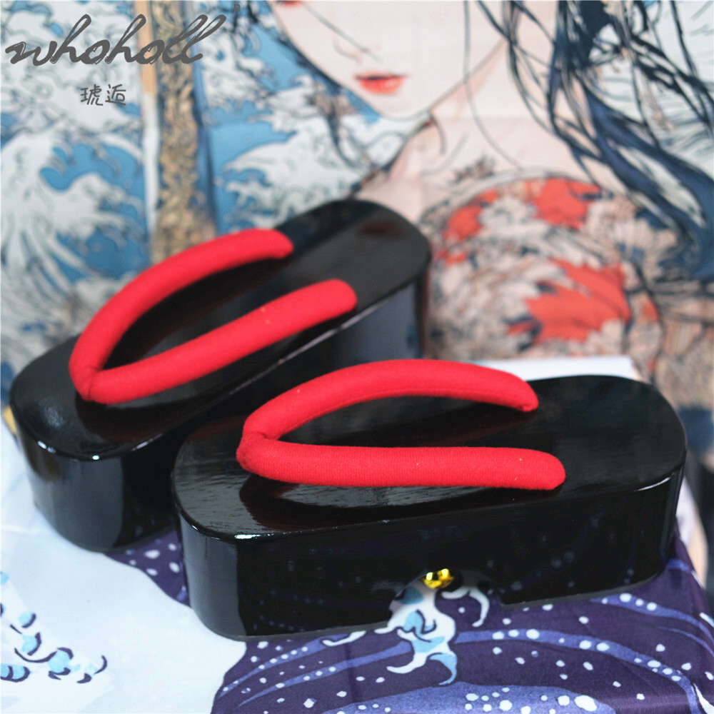 Geta Wooden Sandal - Zomer Vrouwen Slippers Japanse Geisha Bell