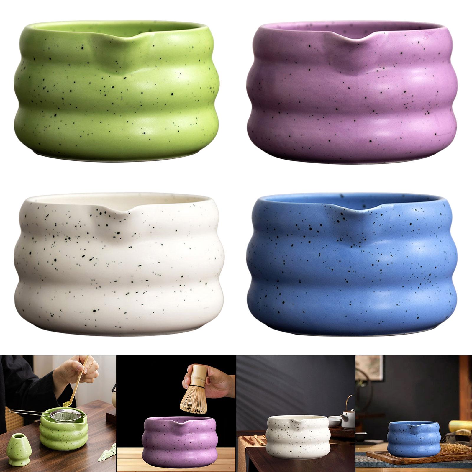 Japanese Tea - Japanse Matcha-kom Aardewerkschaal Gemakkelijk schoon te