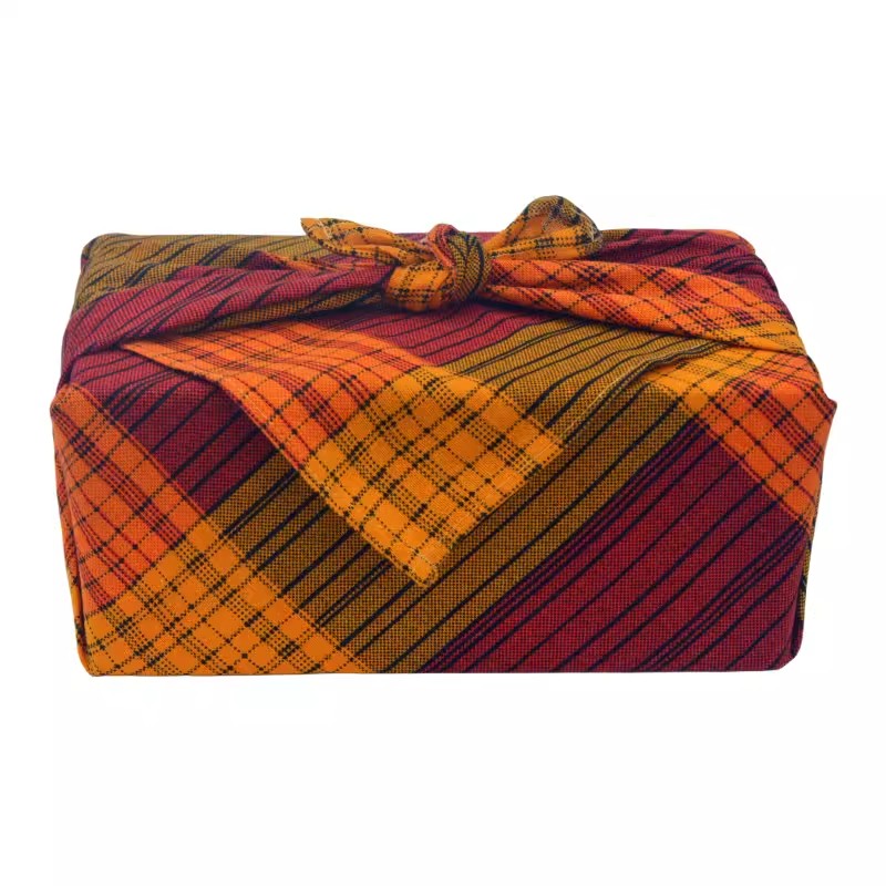 Furoshiki - Klassiek Streep Tafelkleed Retro Plaid Furoshiki