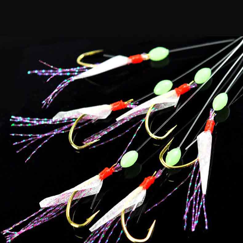 Furoshiki - 6 Haken Sabiki Rigs Zoutwater Vislokken