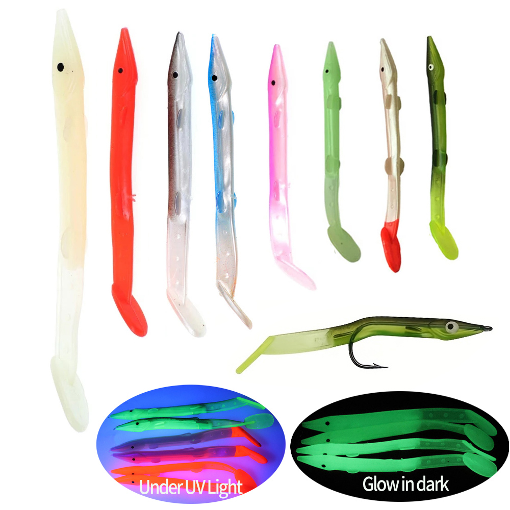 Furoshiki - 8 stuks zachte plastic aasvisjes Sabiki
