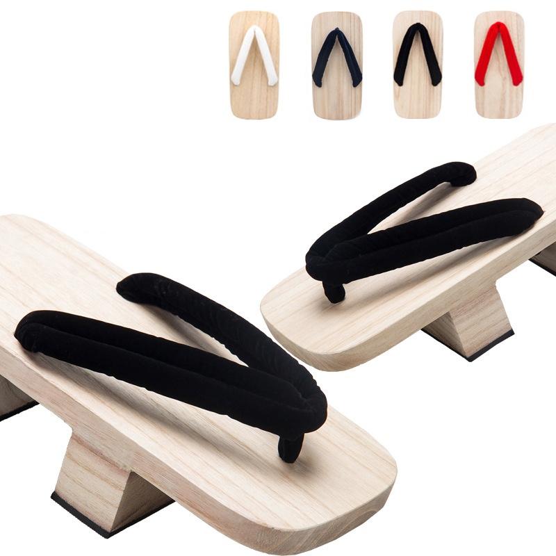 Geta Wooden Sandal - Japanse stijl houten klompen Casual slippers