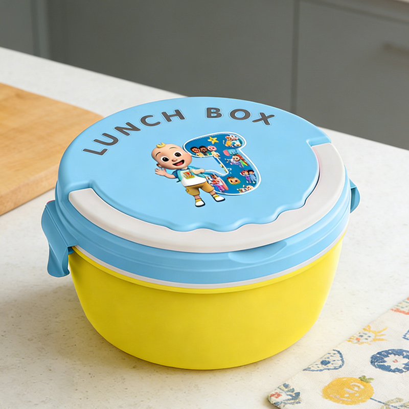 Bento Box - Cocomelon Lunchboxen Draagbare Bento Maaltijdkoffer Jongens