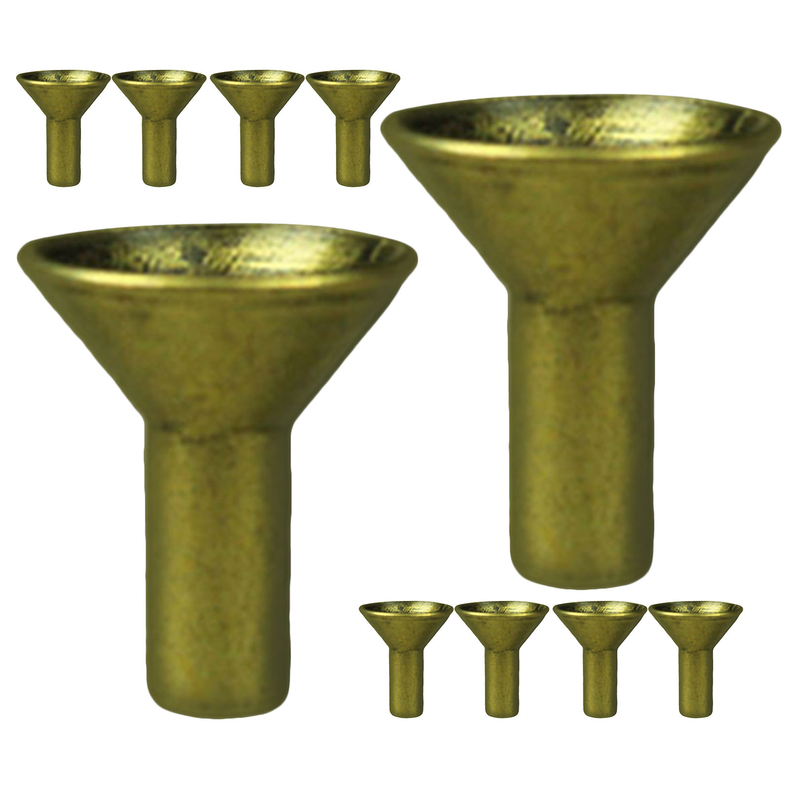 Incense Holder - 10 stuks terugstroomhouders voor wierookkegels, metalen