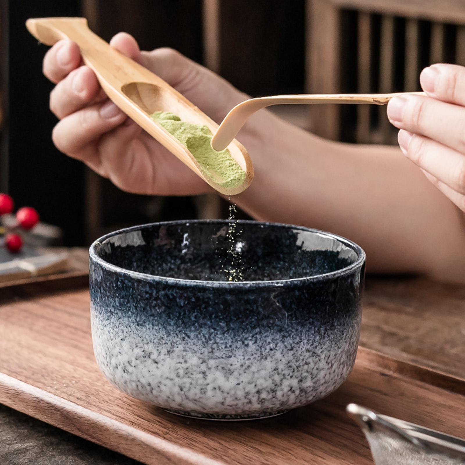 Japanese Tea - Authentieke Japanse keramische matcha-kom, ronde chawan-kop