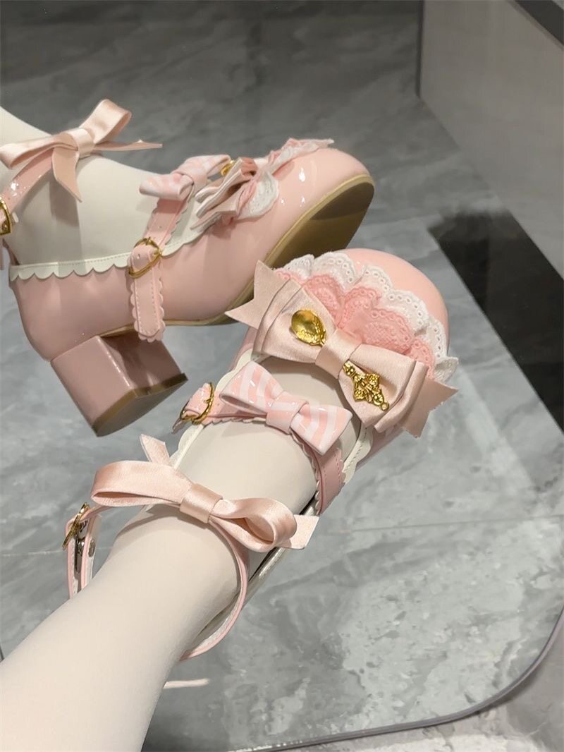 Kawaii Lolita schoenen met har - Japanese Tea recensie en prijs
