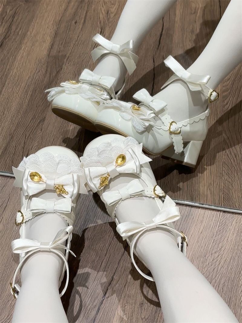 Kawaii Lolita schoenen met har - Japanese Tea recensie en prijs