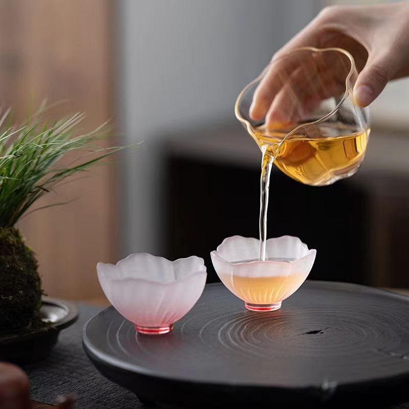 Roze hittebestendige glazen ko - Japanese Snacks recensie en prijs