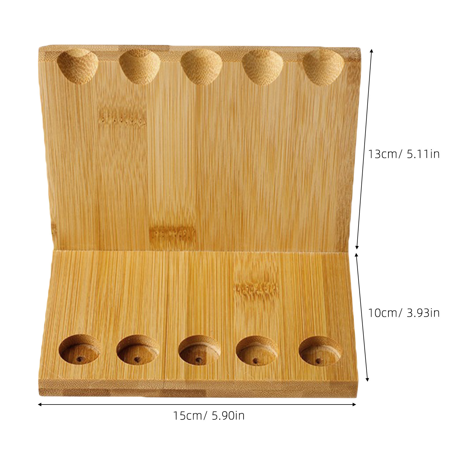 Bamboe wierookhouder met 5 gat - Incense Holder recensie en prijs