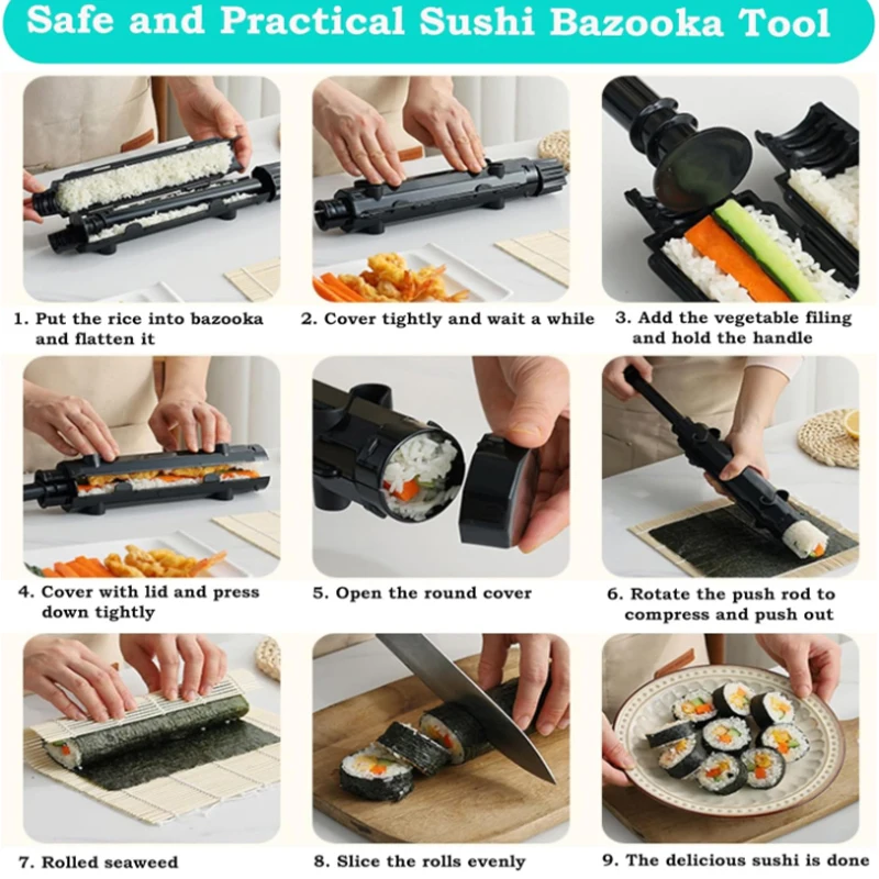 Sushi-maakset, Bamboe Sushi Ma - Sushi Making Kit recensie en prijs