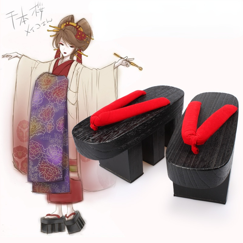 Womens Houten Japanse Geta Clo - Geta Wooden Sandal recensie en prijs