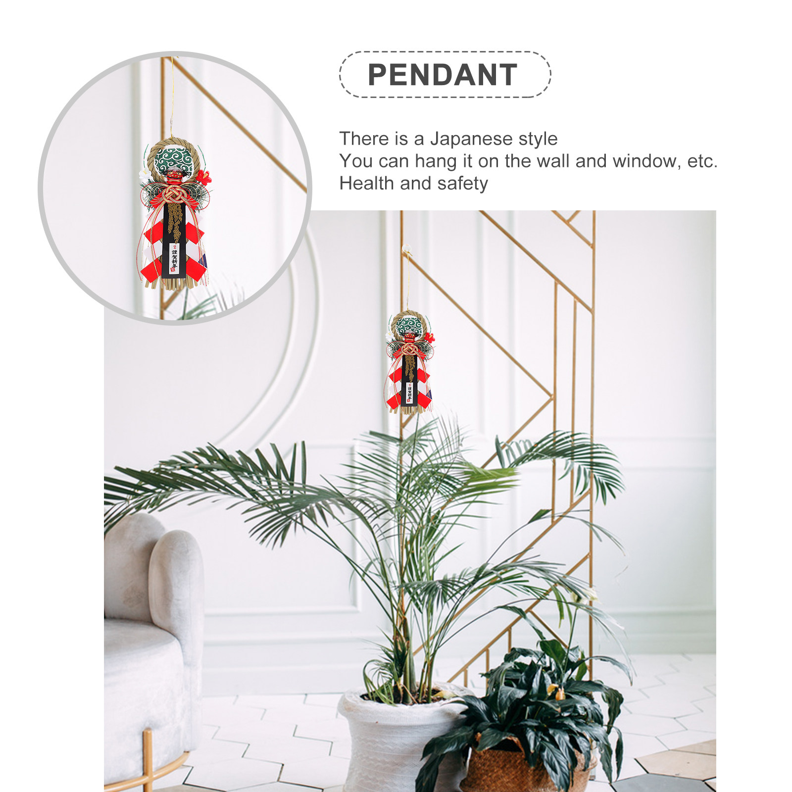 1 stuks handgebreide gras-hang - Japanese Restaurant Lifestyle recensie en prijs