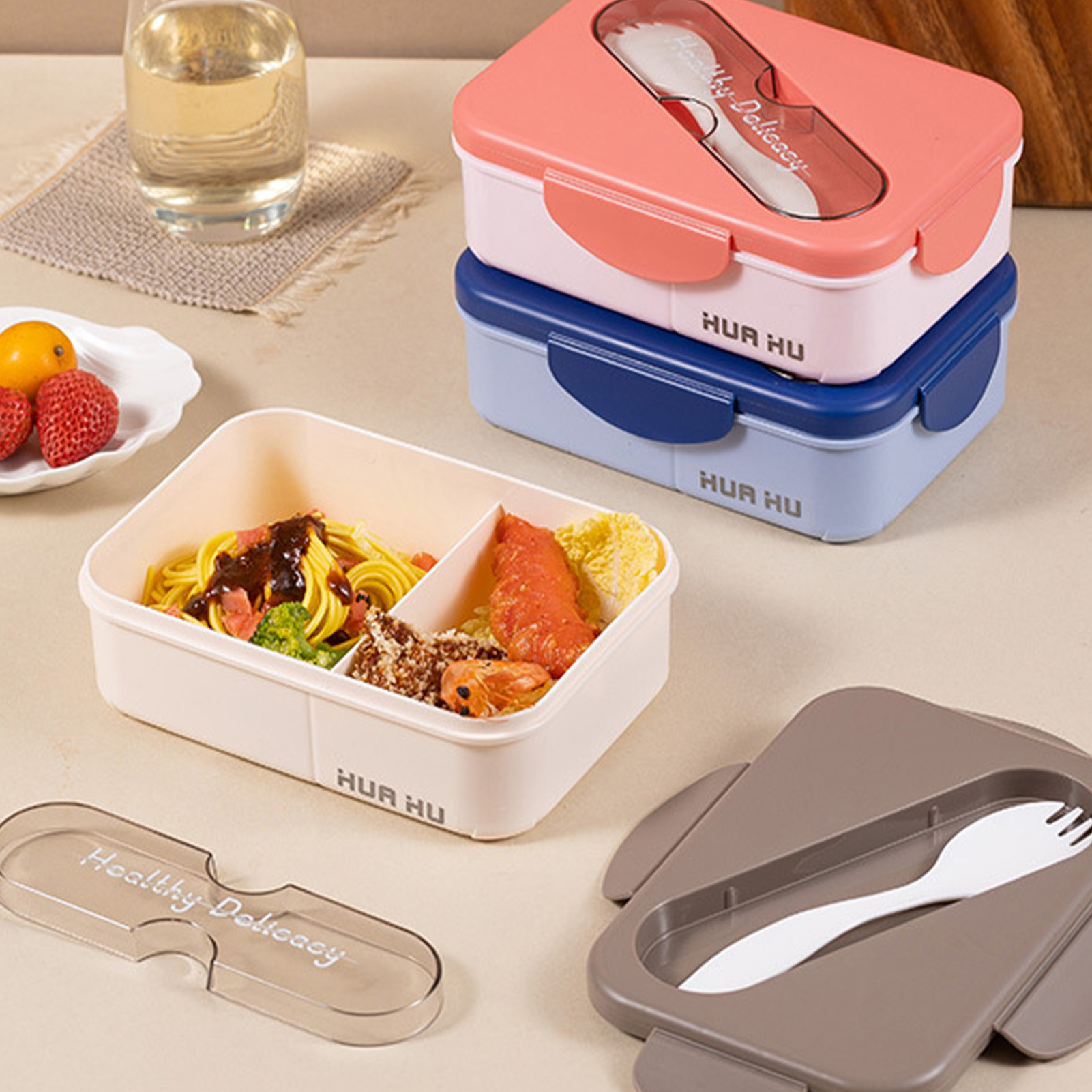 Student Lunchbox Met Vork Plas - Bento Box recensie en prijs