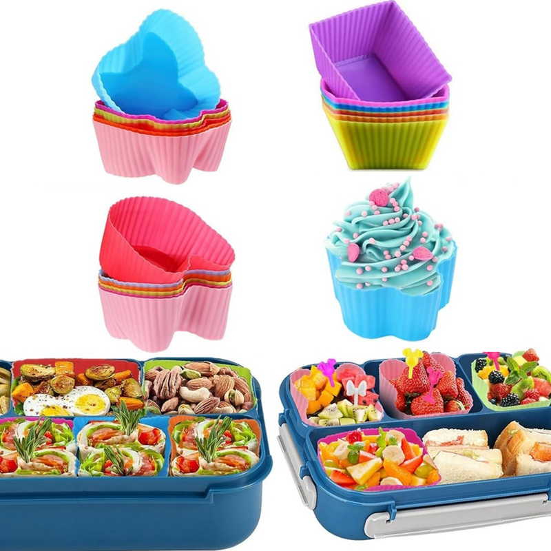 8PCS Siliconen Lunchbox Verdel - Bento Box recensie en prijs