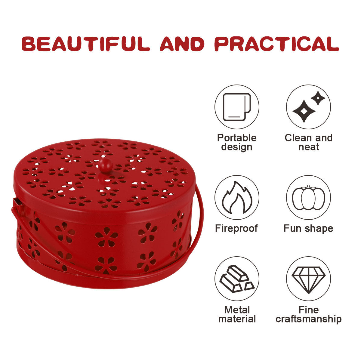 Doosje, brandwerend, van metaa - Incense Holder recensie en prijs