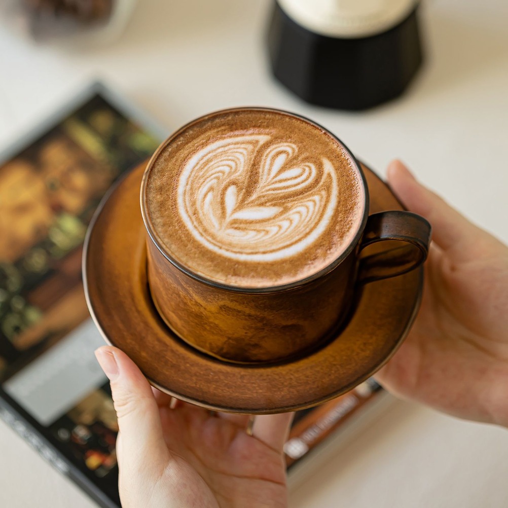 Japanse retro koffiekop en -sc - Japanese Pottery recensie en prijs