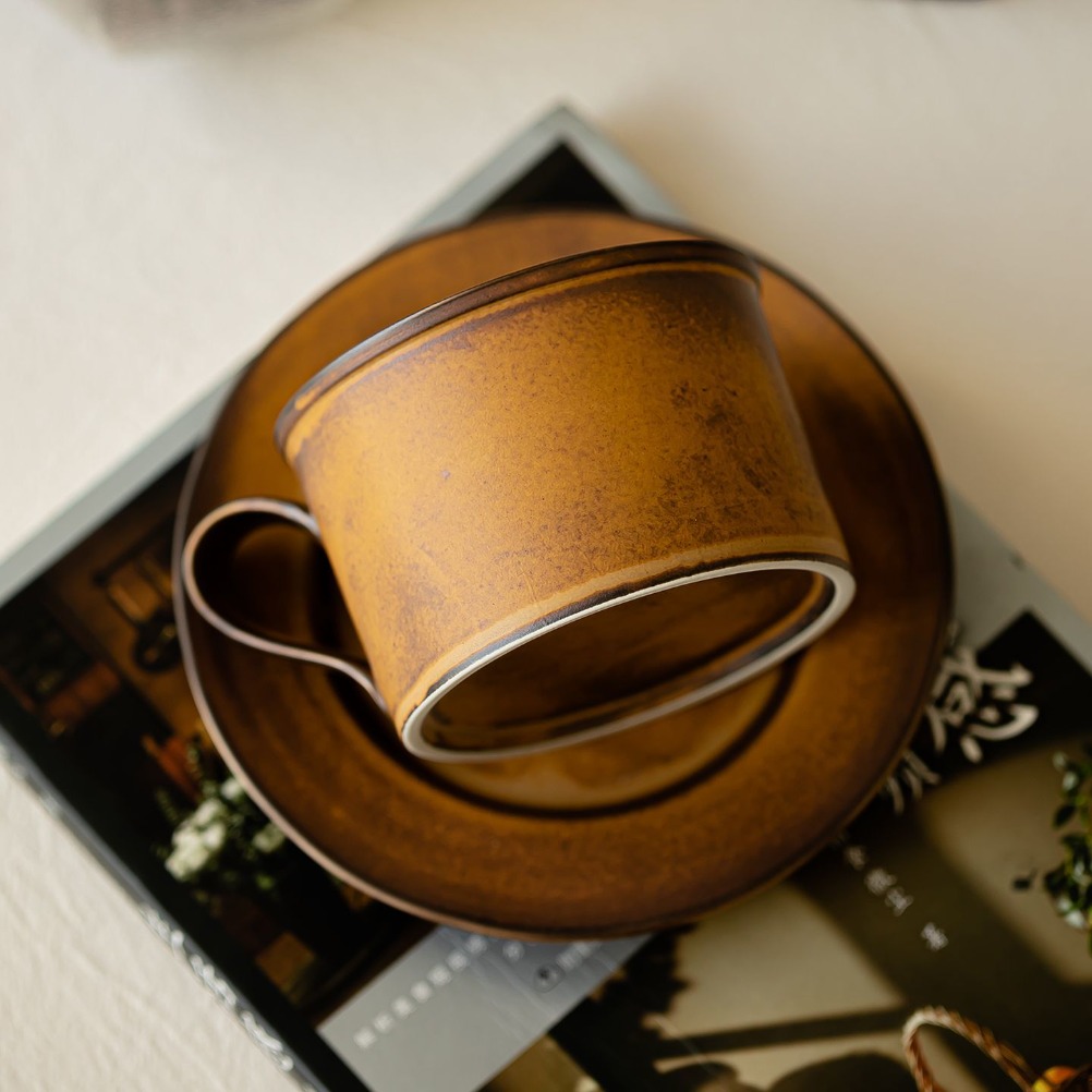 Japanse retro koffiekop en -sc - Japanese Pottery recensie en prijs