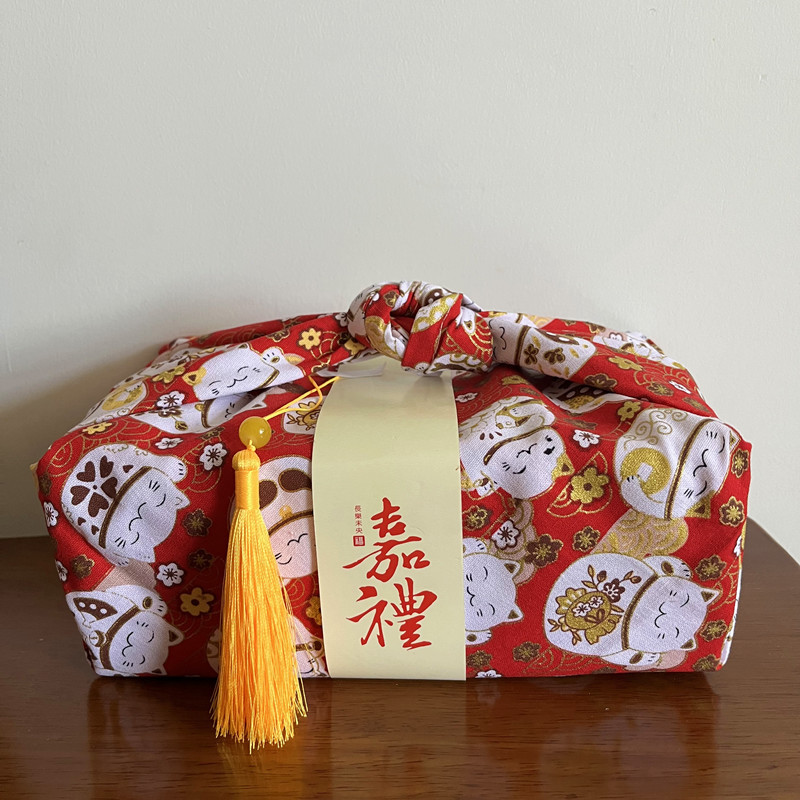 Japanse stijl zakdoek Furoshik - Furoshiki recensie en prijs